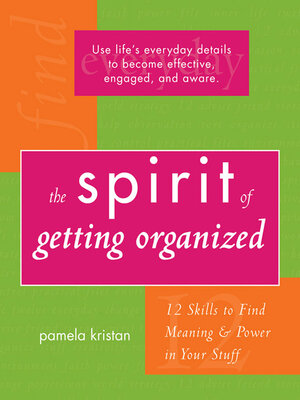 cover image of The Spirit of Getting Organized